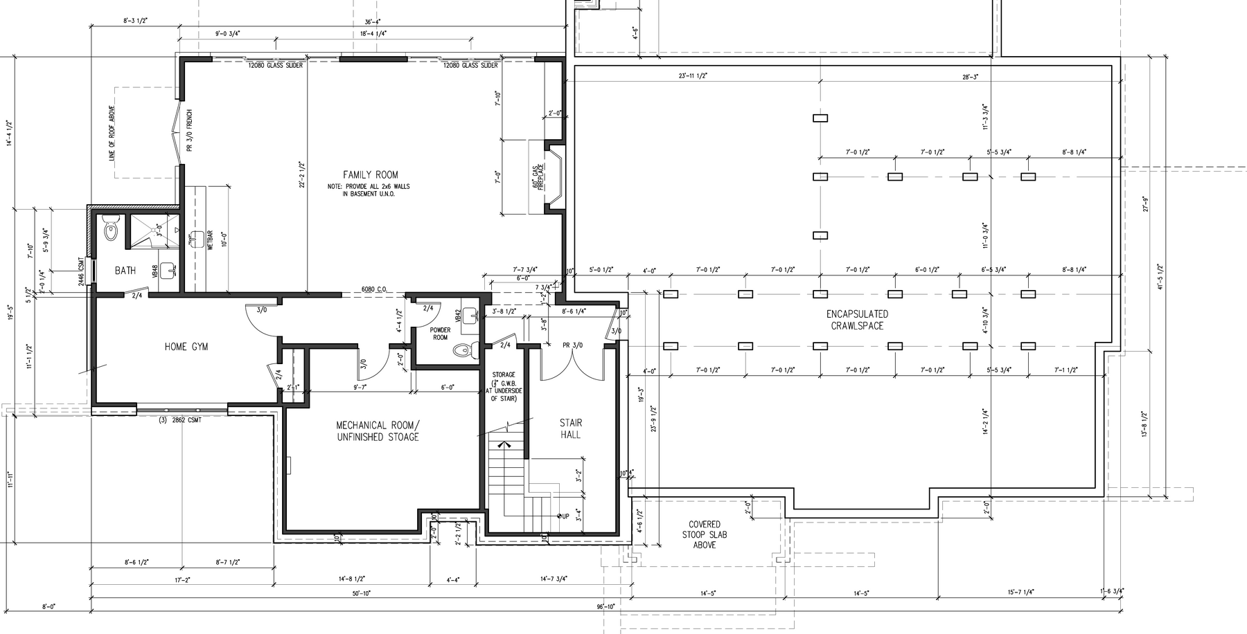 14750 Hopewell Road — Basement Level Floor Plan