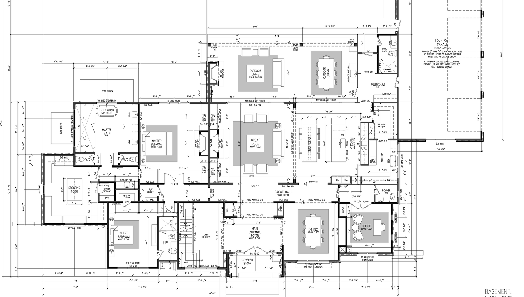 14750 Hopewell Road — Main Level Floor Plan