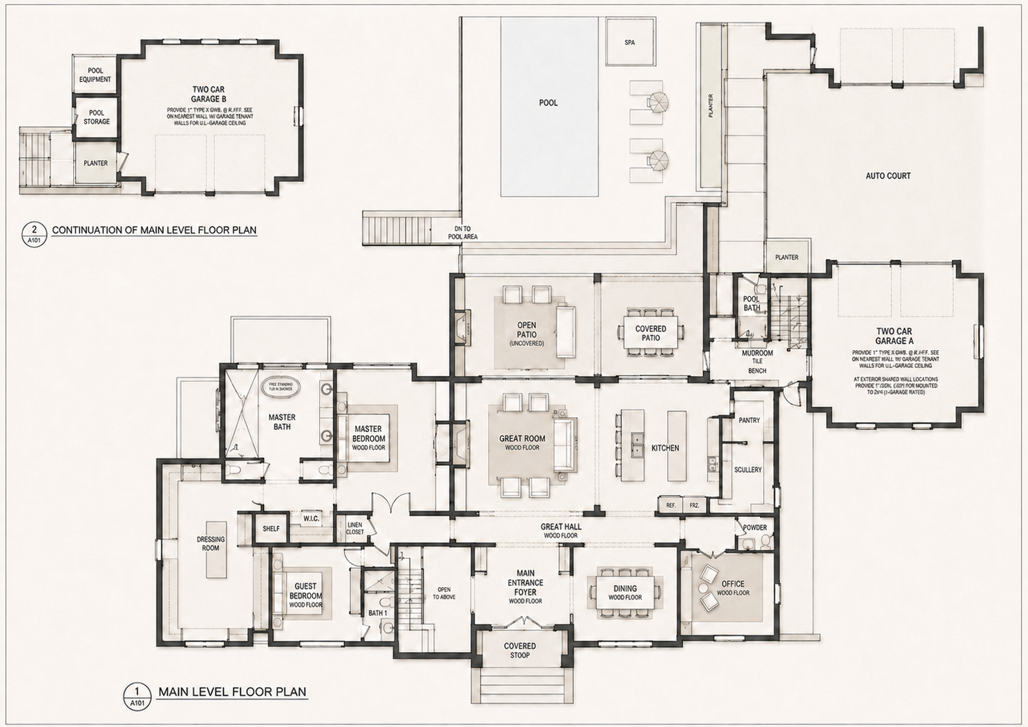 15152 Hopewell Road — Main Level Floor Plan