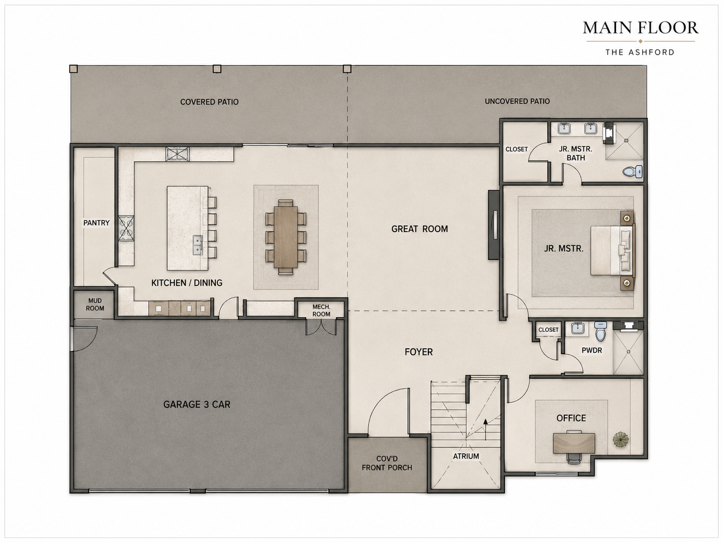 The Ashford — Main Floor Plan