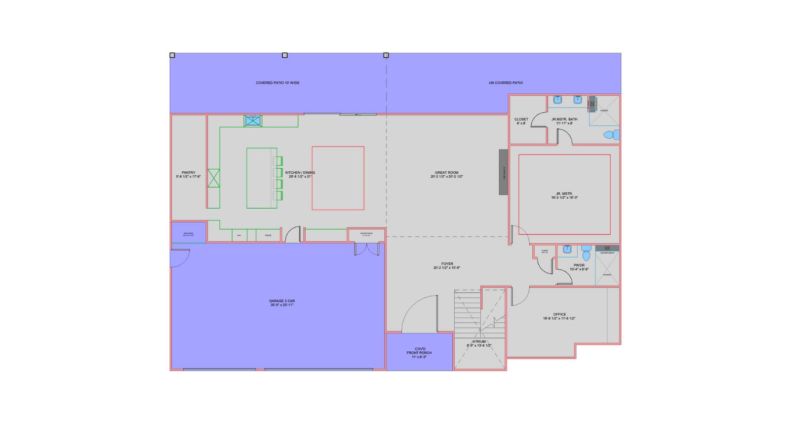 Main Level Floorplan