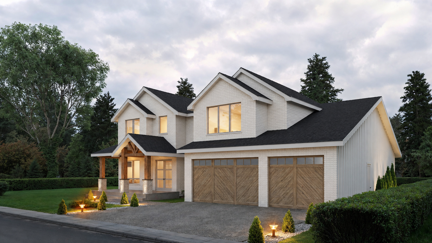The Crestview — Front Side View